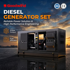 Groupe électrogène diesel silencieux Goodwind 1200 kW, enceinte insonorisée, fonctionnement continu <span class=keywords><strong>pour</strong></span> parcs et centres commerciaux - Product Image 1