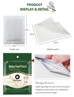 Coussinets jetables personnalisés pour un nettoyage en profondeur, détox, infusés de vitamines et d'herbes, favorisent le sommeil et la relaxation