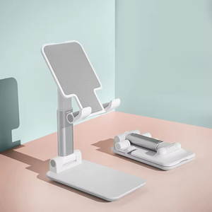Portable Phone Holder <b>Tablet</b> <b>Stand</b> for iPhone Samsung, Angle Height Adjustable Phone <b>Stand</b>, Foldable Cell Phone <b>Stand</b> for Desk - Product Image 2