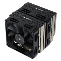 COOLLEO Etian P60TP V3 Due Tower 6 caloducs, radiateur CPU haut de gamme pour PC, refroidisseur d'air pour CPU, refroidissement CPU, LGA115X/1200/1700/1851AMD AM4/5