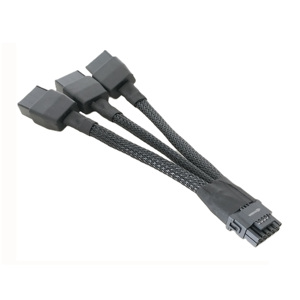 Câble adaptateur d'alimentation GPU PCI-E 180 degrés pour cartes graphiques RTX 4090 RTX 4080, 12VHPWR 16 broches (12+4) vers 3x8 broches 4x8 broches, câble PCIe 5.0 - Product Image 5