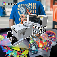 Impresora DTF de Alta Calidad A3, Máquina para Agitar Polvo DTF, Impresora de Transferencia Digital de 30 cm (13 Pulgadas) para Camisetas y Textiles