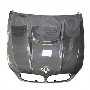 H STYLE CARBON FIBER <strong>ENGINE</strong> HOOD BONNET for 2007-2013 BMW X6 X6M X5 X5M E70 E71 - Product Image 1