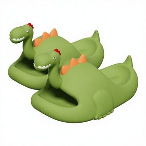 Sandalias de Interior y Exterior con Diseño de Dinosaurio, para Hombre, Punta Redonda, con Suela de EVA, Divertidas y a la Moda para el Verano - Product Image 2