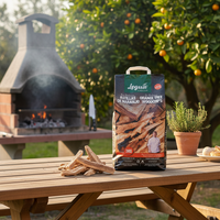 Astillas de madera de naranjo secas a granel de alta calidad, astillas de madera de barbacoa de madera dura Natural para cocinar y fumar, la más alta calidad a la venta