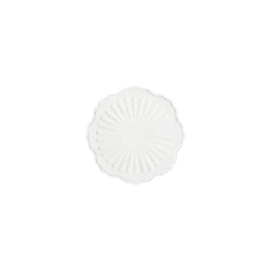 Vente en gros de décalcomanie méditerranéenne peinte à la main en relief bleu dentelle assiete en porcelaine creuses assiette à dessert en céramique pour mariage - Product Image 2