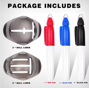 Marqueur permanent miniature personnalisé avec porte-clés, encre imperméable à séchage rapide, pour balles de golf, cadeau promotionnel - Product Image 2