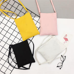 Venta al por mayor 2025 bolso de lona de moda de las mujeres Mini Crossbody monedero de una sola cadena lindo niñas niños Mini bolso de mano envío rápido - Product Image 2