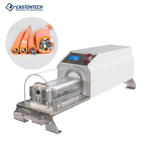 EW-10UT Good Using Round power cable outer sheath layer rotated cutter power electrical cable peeling stripper machine