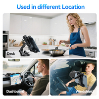 Support de tablette pour voiture à ventouse pour tableau de bord et pare-brise, prix d'usine, pour iPad et téléphones de 7 à 10,9 pouces