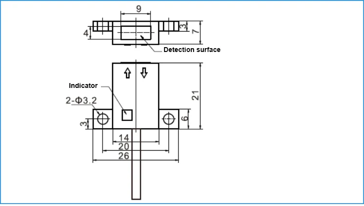 Sensor de foto 3 pinos de detecção de objeto transparente sensor ir 5-24VDC 10mm npn trabalho para máquinas com CE