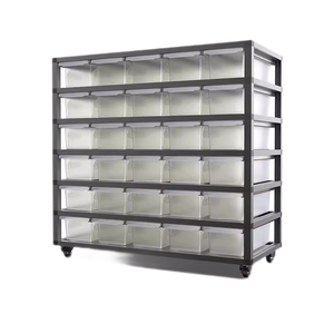 Caja de cría de ratas y <span class=keywords><strong>reptiles</strong></span> para mascotas, jaula, estante, grupo de ratones, tinas de alimentación, sistema de estantería de cría - Product Image 1