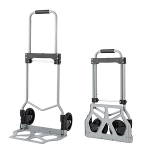 Tweewielrem Luchthaven Kar Staal Aluminium Opvouwbare Handtruck Rem Aanpasbare Oem Bagage Hand <span class=keywords><strong>Trolley</strong></span> Gesloten Structuur - Product Image 1