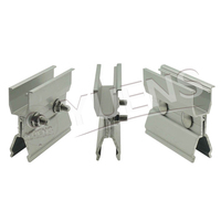 Support de montage de panneau solaire en aluminium AL6005-T5, système énergétique, mini-rails pour toit métallique, pour montage solaire, certifié ISO/CE