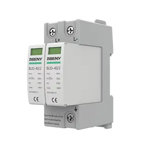 Beny Dc Surge Protector Type2 Ip20 600v 40ka Surge Protection Device System For Solar Power System