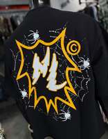 T-shirt personnalisé Yingling à manches courtes avec logo en strass pour homme, coupe ample, impression DTG, t-shirts émotionnels en gros
