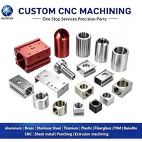 Pièces de haute précision usinées sur commande CNC 5 axes, en aluminium anodisé 6082 7075, composants de dispositif de test de semi-conducteurs OEM non standard