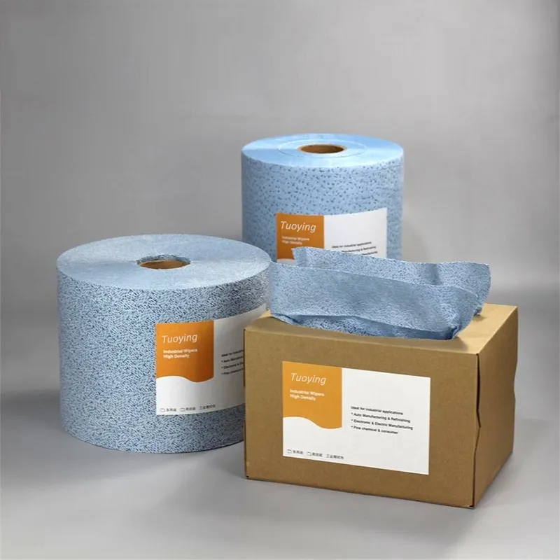 Lint free Highly absorbent machine nonwoven disposable car oil cleaning heavy duty industrial wet wipes