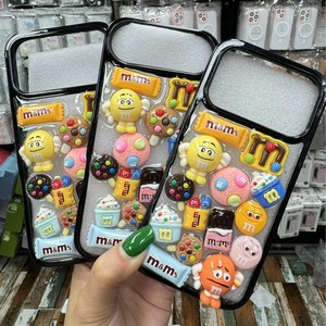 เคสโทรศัพท์ลายการ์ตูนช็อกโกแลตชิปสุดน่ารักสำหรับ iPhone 16 Pro Max, เคสลายลูกกวาดรุ่น 15, คุกกี้รุ่น 14 ดีไซน์โดดเด่นและมีสไตล์ - Product Image 1