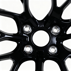 ล้อแม็กซ์อะลูมิเนียมฟอร์จ Y-Spoke สีดำเงาใหม่ ขนาด 130 มม. PCD 15 มม. ET รับประกัน 1 ปี ขนาด 18-22 นิ้ว ใช้ได้กับรถยนต์ทั่วไป - Product Image 4
