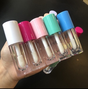 Nouveaux Tubes de Brillant à Lèvres Grande Capacité avec Pinceau 6.5ml, Emballage pour Gloss Personnalisé, Marque Privée, Rose Vif, Blanc, Tubes à Lèvres 5ml - Product Image 2