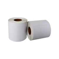 Étiquettes adhésives thermiques en papier synthétique blanc en rouleau, étiquettes 4x6, étiquettes adhésives 6A, autocollants d'impression 100x150