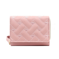 Pu cuir femmes portefeuille porte-monnaie petit Mini porte-carte poche femmes en gros