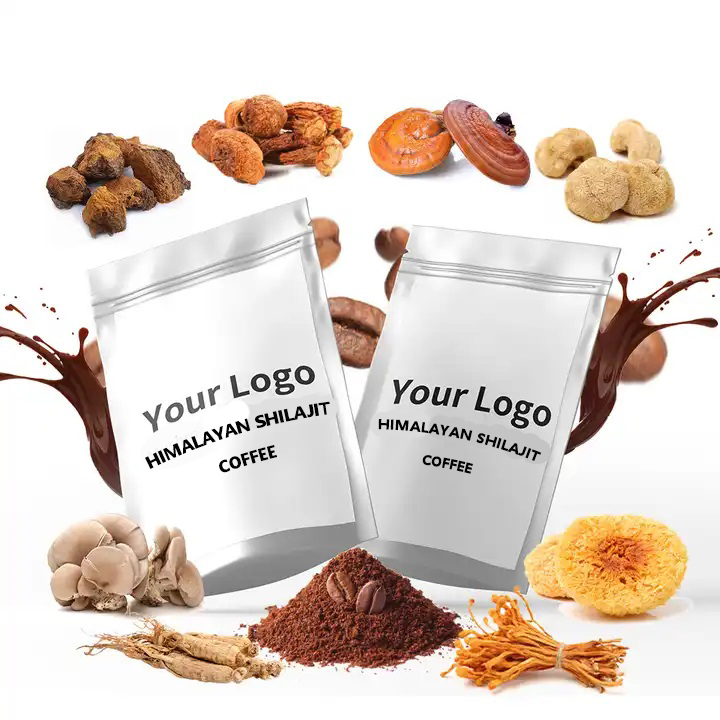 Instant Organic Mushrooms Blend Coffee Powder