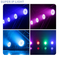 Projecteur LED PAR RGBW 4-en-1 étanche IP65 18*15W pour mariages, spectacles et salles polyvalentes