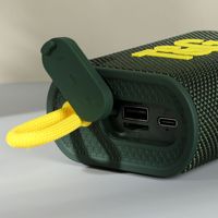 Enceintes sans fil miniatures TG396 RGB IPX7 étanches, enceinte musicale BT portable avec sangle de transport, cordon, pour vélo, alpinisme