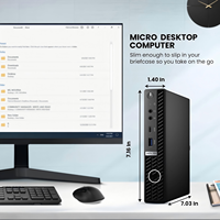 Mini-PC OptiPlex 5080 Barebone de 10e génération, propre, sans rayures, grade A, testé et fonctionnel