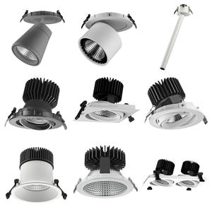 Luz descendente LED de 50w y 35w, foco empotrado, Agujero cortado, 170mm, 190mm, 200mm, 210mm, 230mm, <span class=keywords><strong>240mm</strong></span>, 0-10V, DALI triac, regulable, nuevo diseño - Product Image 5