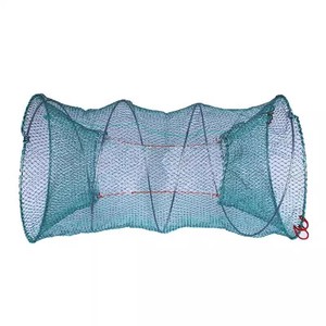Nasse à homard pliable en nylon 60x30cm pour l'aquaculture et la pêche au homard et aux crevettes Chine - Product Image 1