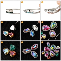 12mm 24 couleurs nouvelle griffe populaire coudre sur strass verre cristal de haute qualité coudre sur pierre couture strass pour accessoires de bricolage