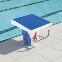 Hochwertiges Rutschfestes Sprungbrett und Schwimmbadausrüstung für Schwimmbadwettbewerbe