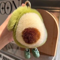 Porte-clés Peluche Kawaii en Forme de Chenille Moelleuse, Breloque Ver Doux pour Décoration de Sac à Main pour Filles, Vente en Gros Lots en Vrac