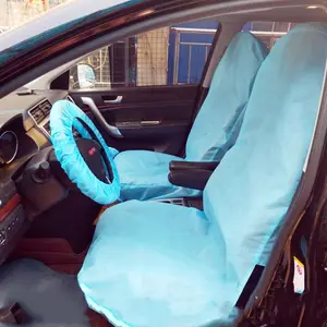 Disposable Seat Covers,Cheap Disposable Universal Non-Woven Front Rear Car Seat Cover for Automotive Service