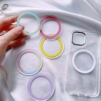 Accessoires magnétiques pour téléphone : Base magnétique transparente amovible pour support de téléphone