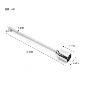Phụ Kiện Nến Dipper Dập Tắt Tông Đơ Cắt Thép Không Gỉ Nến Không Khói Bấc Chuông Snuffer - Product Image 3
