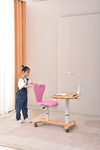 Custom Pneumatic Lifting Function Children's <b>Study</b> <b>Table</b> and Chair Integrated Student Lift Desk Home Mobile Desk - Product Image 3