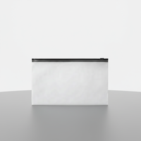 Emballage SAFEKA, sac à fermeture éclair personnalisé avec logo imprimé, en PE PVC givré, biodégradable, pour bijoux, pierres précieuses, lunettes, colliers, boucles d'oreilles