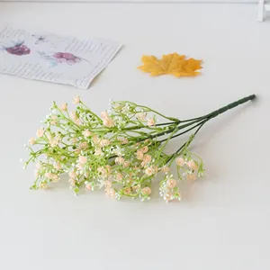 Bouquet de 5 fourches en plastique pour arrangement floral de salon, fleurs de mariée - Product Image 5