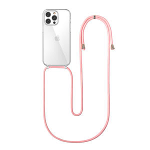 Funda Transparente Antigolpes con Correa Cruzada para Teléfono Móvil <span class=keywords><strong>iPhone</strong></span> 16 15 14 13 <span class=keywords><strong>12</strong></span> <span class=keywords><strong>Pro</strong></span> <span class=keywords><strong>Max</strong></span> - Product Image 4
