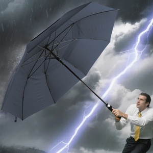 Golf Umbrella Large 62/68/72 Inch Extra Large Oversize Double <b>Canopy</b> Vented Windproof Waterproof Straight Auto Open - Product Image 1