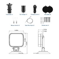 Kit de feux arrière LED magnétiques sans fil pour remorque, 12V 24V, clignotants dynamiques, montage réglable, universel, pour véhicules