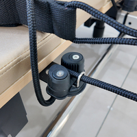 Equipo de Entrenamiento de Yoga para el Hogar con Certificación CE, Reformer de Pilates de Madera de Arce de Primera Calidad, Personalizado, Plegable, Color Rosa 95