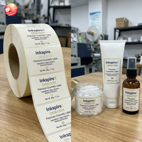 Étiquettes autocollantes circulaires en plastique imperméables personnalisées, impression, produits de nettoyage corporel, shampooing, produits capillaires, autocollants pour cartons cosmétiques