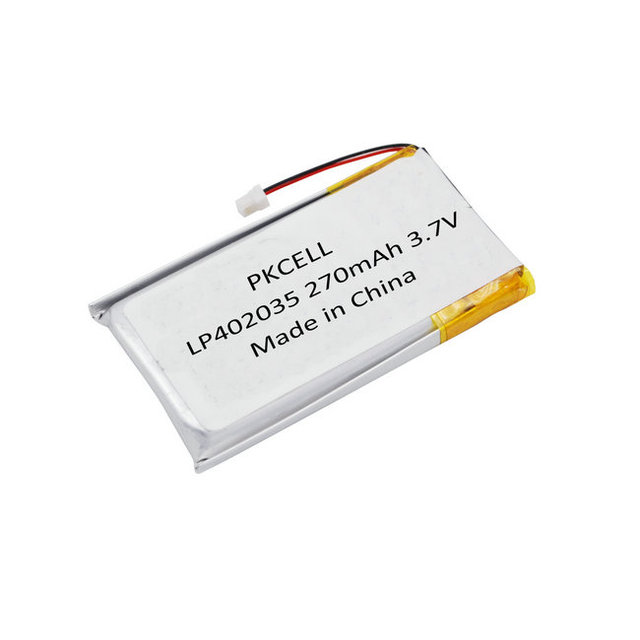 Lp402035 3.7v 240mah Rechargeable Lithium Polymer Battery for Mp4 Player Replacement