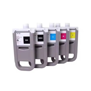 Cartouche d'encre compatible OCB 700 ml/pièce, 5 couleurs, PFI 707, pleine de l'encre à colorants pour imprimantes Canon IPF 830 840 850 - Product Image 2