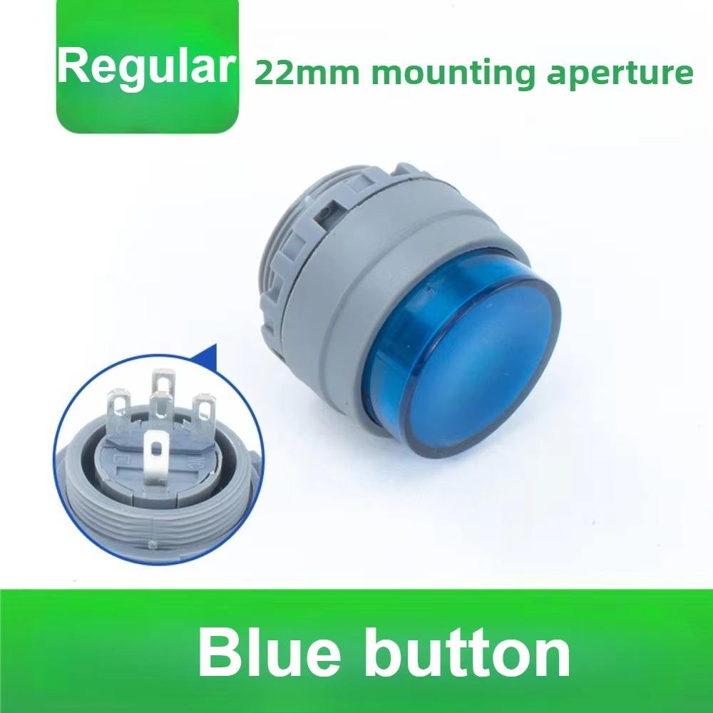 Blue regular button